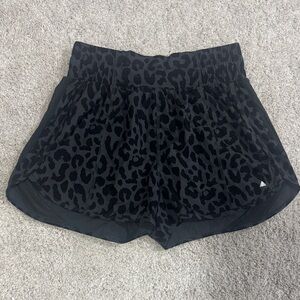 Balance Athletica Black Leopard Women's Athletic Shorts